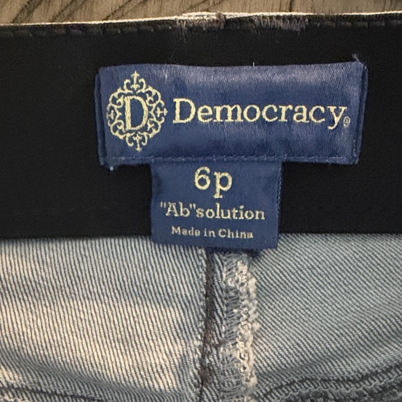 Democracy Ab Solution Grey Straight Leg Jeans - Picture 8 of 10